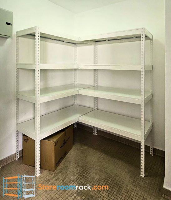 L Shaped Rack With No Center Pole — Installation At Woodland