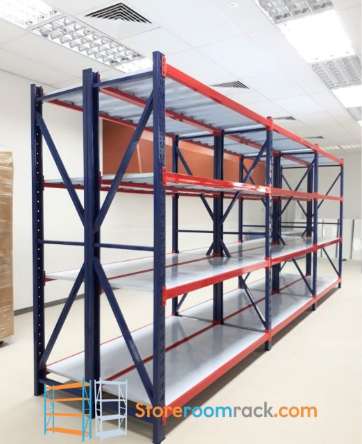 Heavy Duty Metal Rack — Installation for Medical Storage Purposes