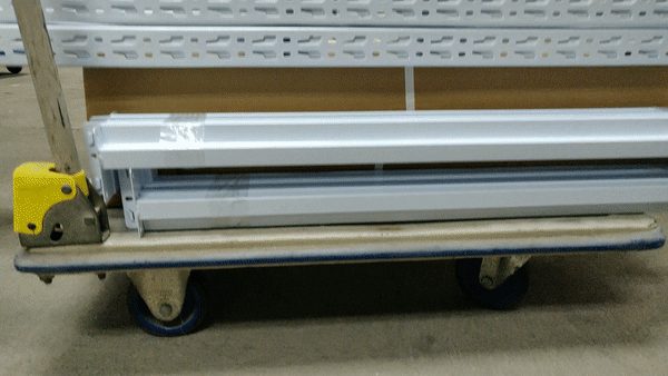 All Rack in a Goods Trolley